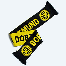 Borussia Dortmund BVB scarf logo black . 