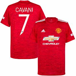 Cup Flocage Nameset CAVANI #7 Manchester United 2020-2021 Third