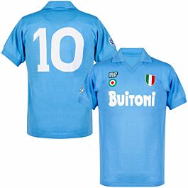 Ennerre Maglia/Camiseta Maradona 10 Napoli Buitoni Ennerre Match Worn Signed 