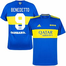 Boca Juniors Heim und Auswärtsspieler Ausgabe 17/18 Shirt # 9 Benedetto... 