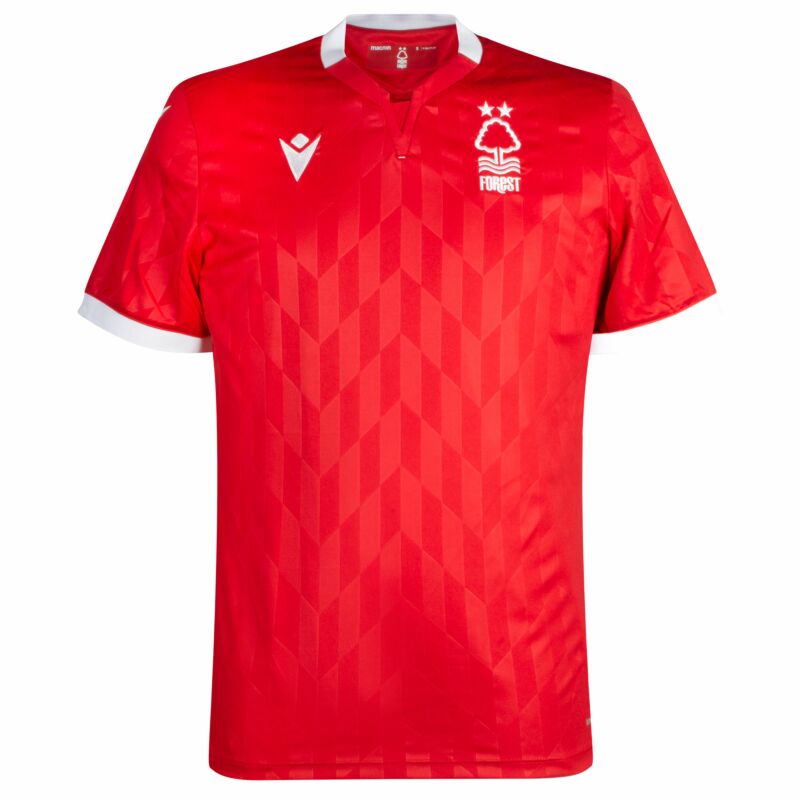 Macron Football Soccer Nottingham Forest FC Mens Home Jersey Shirt 2021 2022 