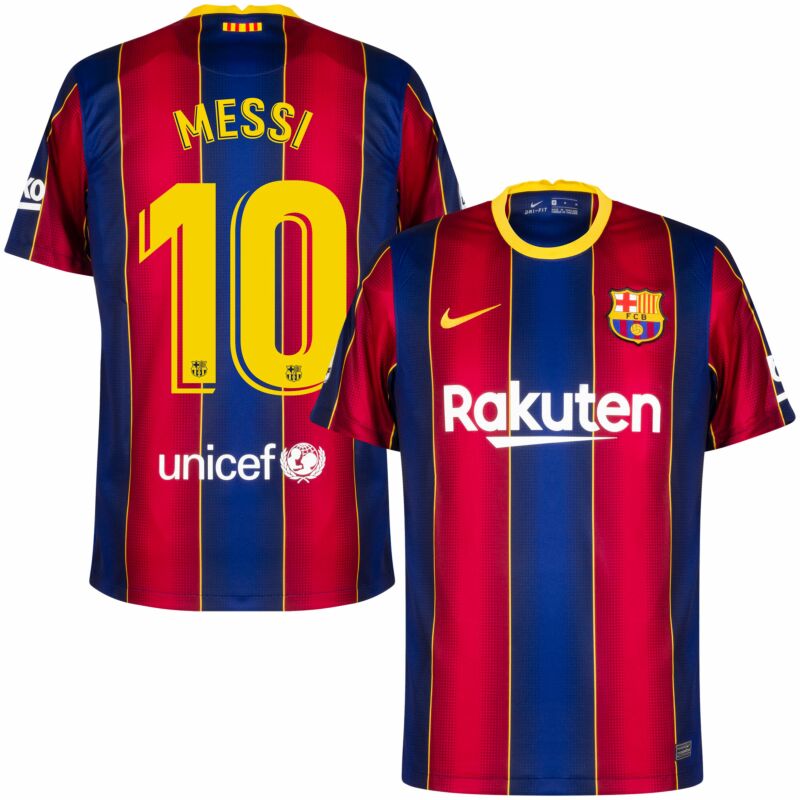 offizielles Heim-Trikot 2019/2020 Kinder Messi 2020 Barcelona in Blisterverpackung 10 Erwachsene