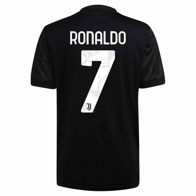 Trikot Ronaldo Juventus 2021 2022 Offizielle Juve Home Geteilt CR7 Christlich 