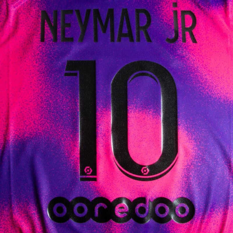 professional Montgomery sleeve Neymar Jr 10 (Official Printing) - 20-21 PSG 4th