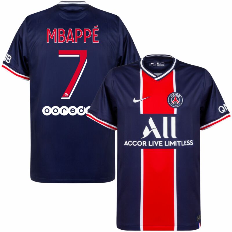 Di Maria Custom Neymar PSG Home Shirt 2020/2021 Mbappe Icardi All Sizes 