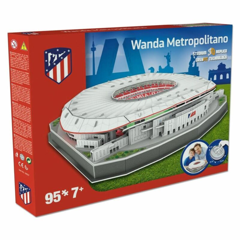 Fruncir el ceño milagro Cría Atletico Madrid 'Wanda Metropolitano' LED 3D Stadium Puzzle