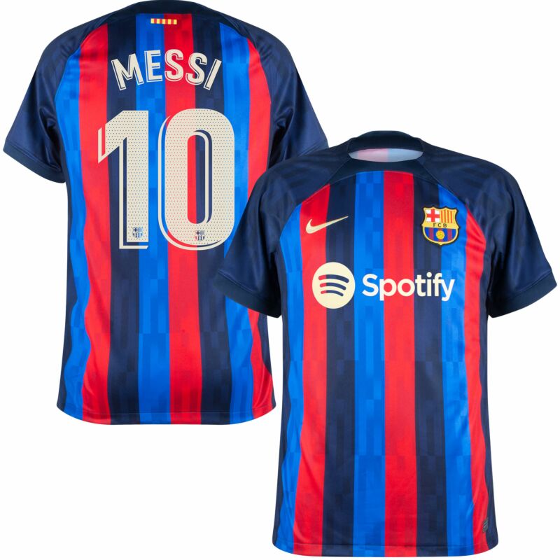 Nike Camiseta Barcelona Messi 10 Local 2022-2023 (La Liga)