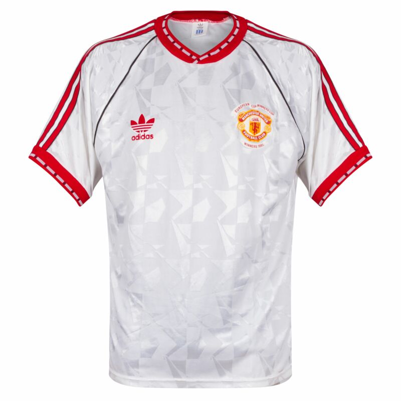 adidas Manchester United 1991 Away Jersey - USED Condition (Great) -  EUROPEAN CUP WINNERS CUP WINNERS 1991 - Size XL