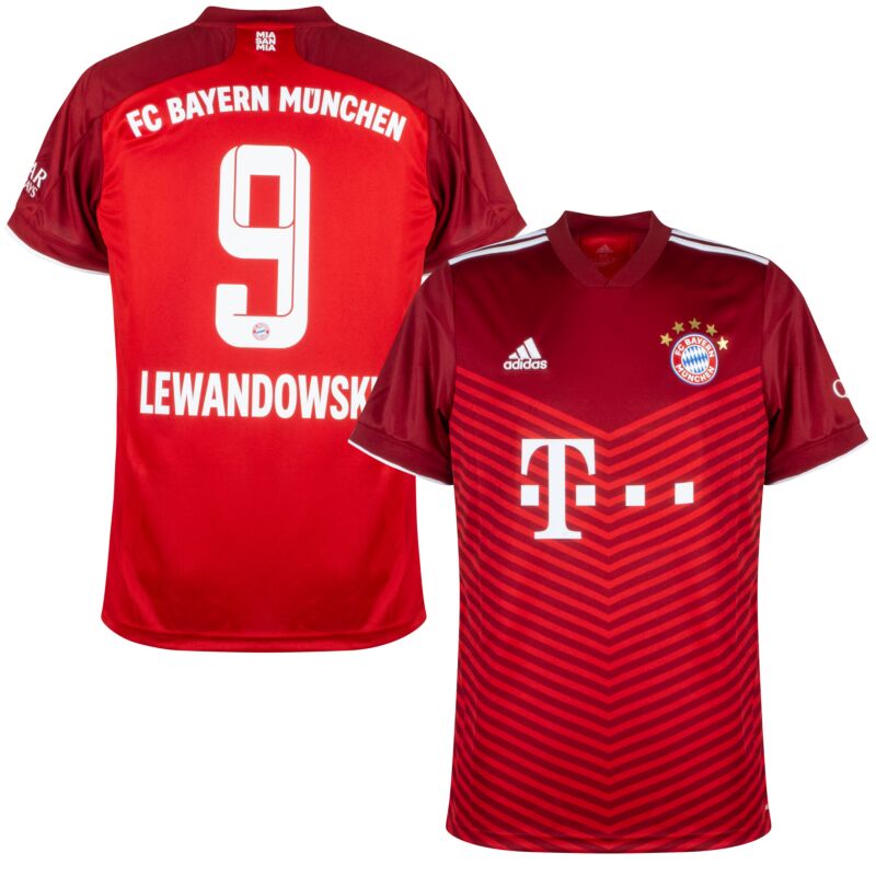 cake Proverb adjacent adidas FC Bayern Munich Lewandowski 9 Home Jersey 2021-2022 (Official  Printing)