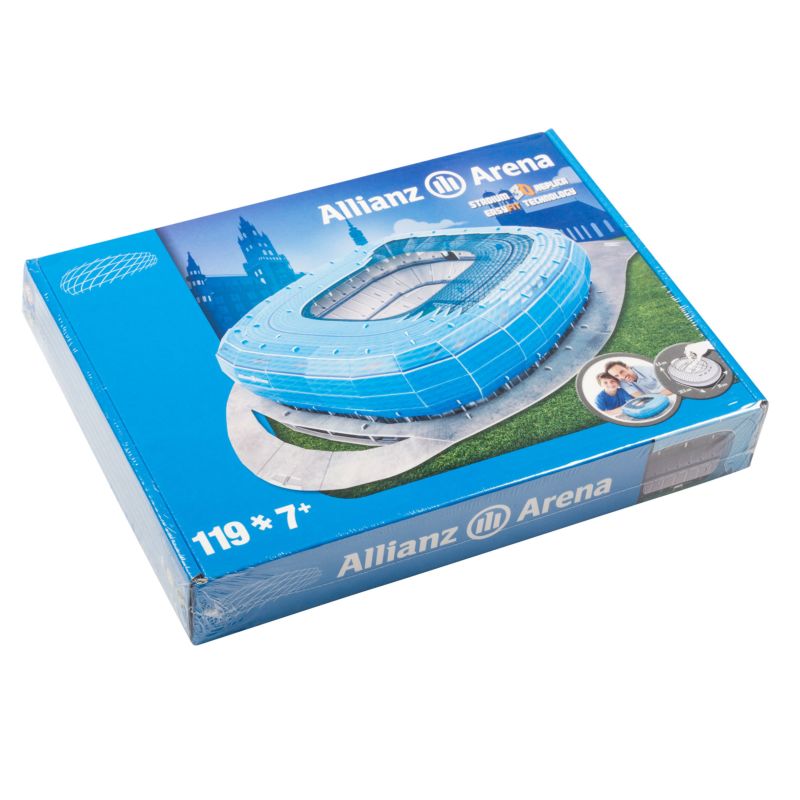 1860 colour kog TSV 1860 Munchen Allianz Arena Stadium 3D jigsaw puzzle BLUE 