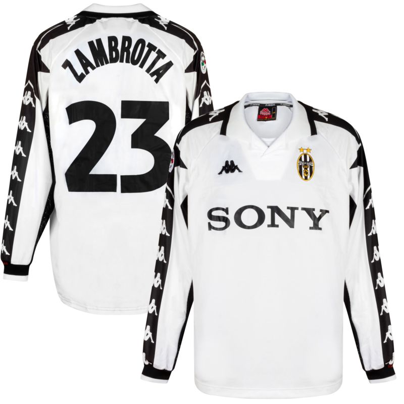 specificere rygte hæk Kappa Juventus 1999-2000 Away Jersey L/S - NEW Condition - Zambrotta 23  Match Issue - Size XL