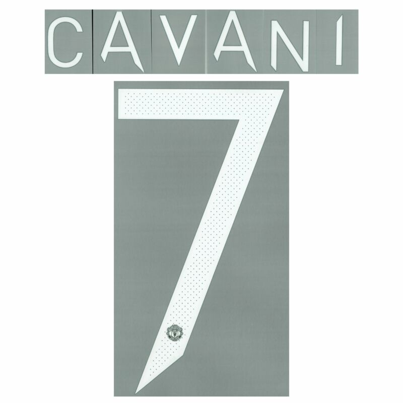 Cup Flocage Nameset CAVANI #7 Manchester United 2020-2021 Third