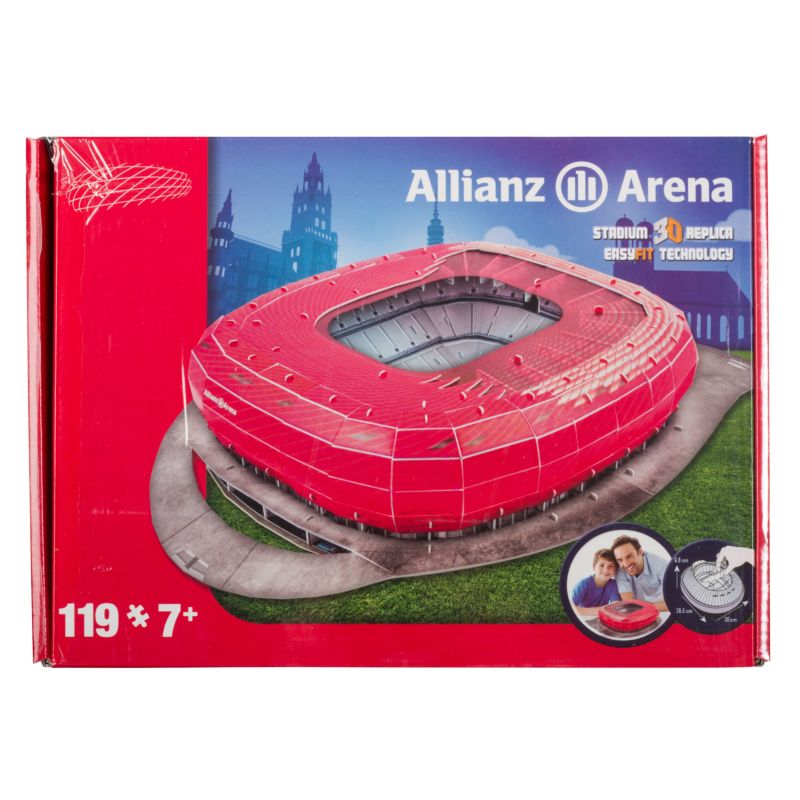 3D Munich Allianz Football Field Model Puzzle Self Assembled Adults Hobby 