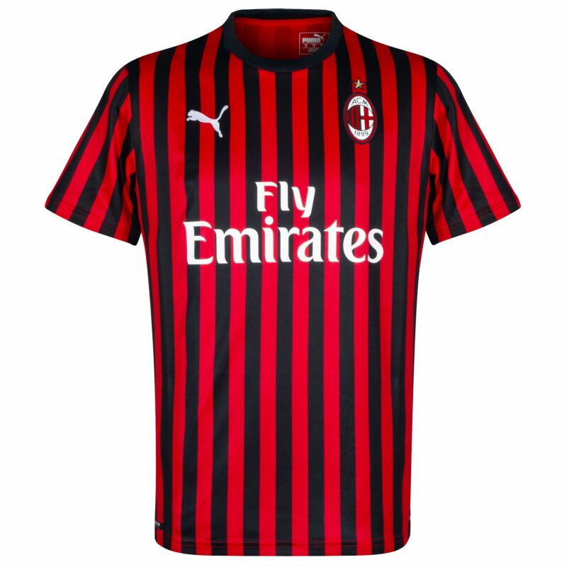 Milan 2019/2020 Ibrahimovic 21 IBRA Officiel Original Rossonera Zlatan MAESTRI DEL CALCIO Maîtres du Football Maillot Gara Home A.C 