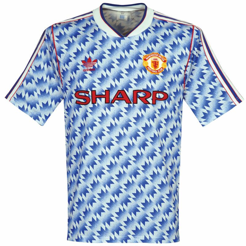 Grace verjaardag Beurs Manchester United Shirt Uit 1990-1992 - Maat M