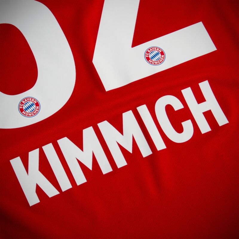 Original FC Bayern München Flock Home 2019/2020 Nr 32 Kimmich Erwachsene 
