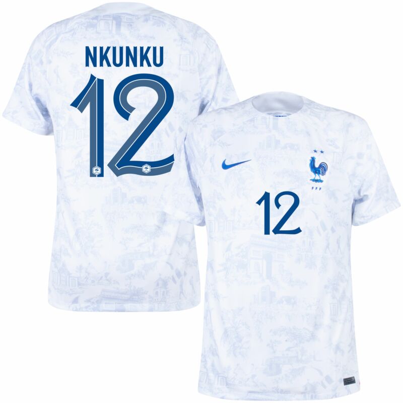 Nike Camiseta Francia Nkunku Visitante 2022-2023 Oficial)