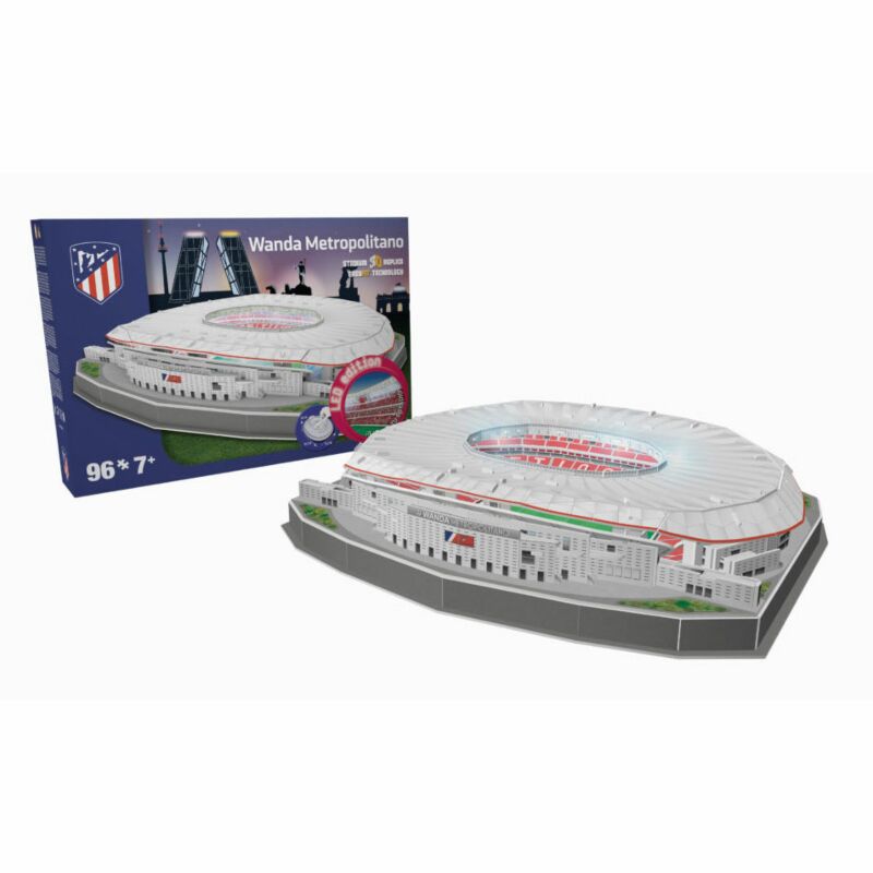 Wanda Metropolitano kog Atletico Madrid Stadium 3D Jigsaw Puzzle 