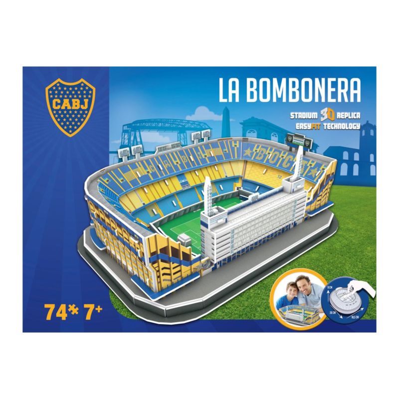 Boca Juniors La Bombonera 3d Stadium Puzzle