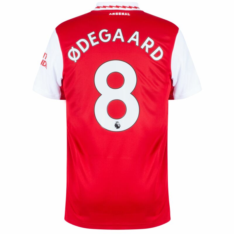 adidas Arsenal Home Ødegaard 8 Jersey 2022-2023 (Premier League)