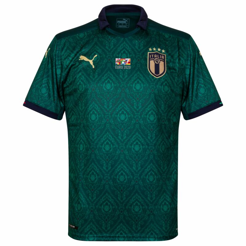 Herren Italien Italy Third Shirt Trikot Ersatztrikot Kurzarm 2020/21 Fußball DE 