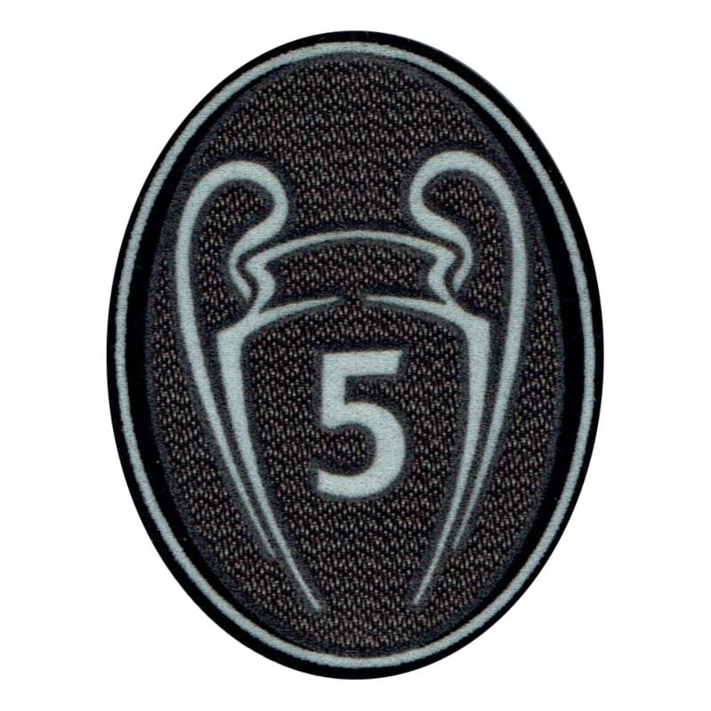 2017-2018 Champions League Soccer Sleeve Patch Set 5 Trophy Barcelona Liverpool