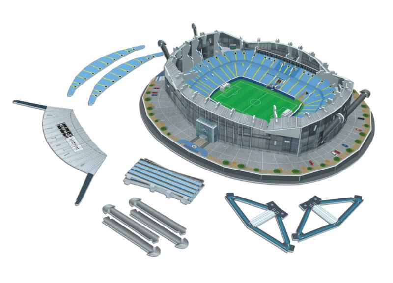 Manchester City Etihad Stadium 3D jigsaw puzzle  38cm x 30cm x 12cm pl 