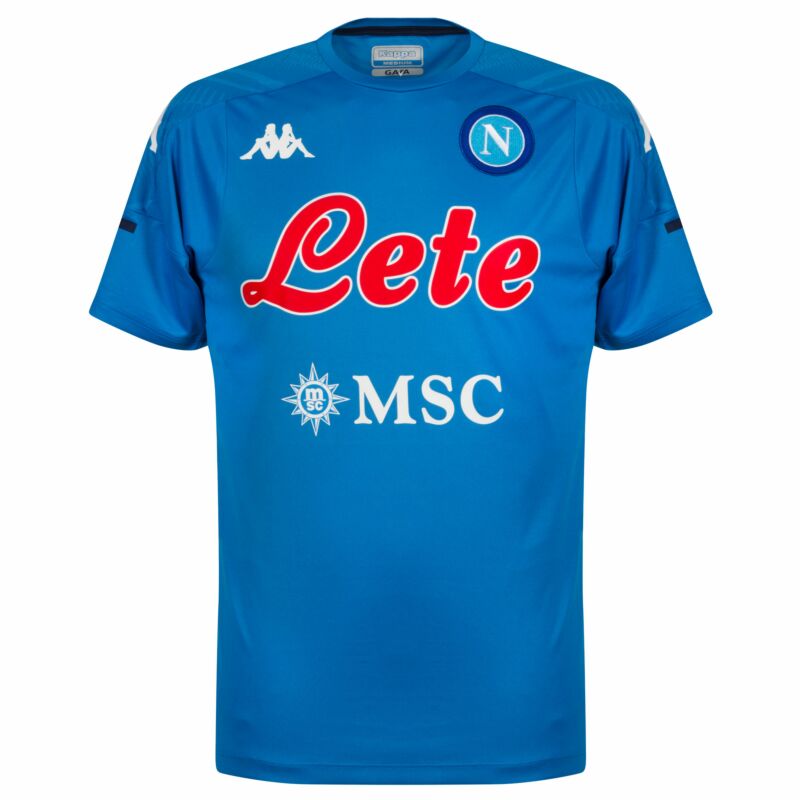 Azul SSC Napoli Kombat Extra Home Napoli Camiseta De Juego Unisex Adulto XL 