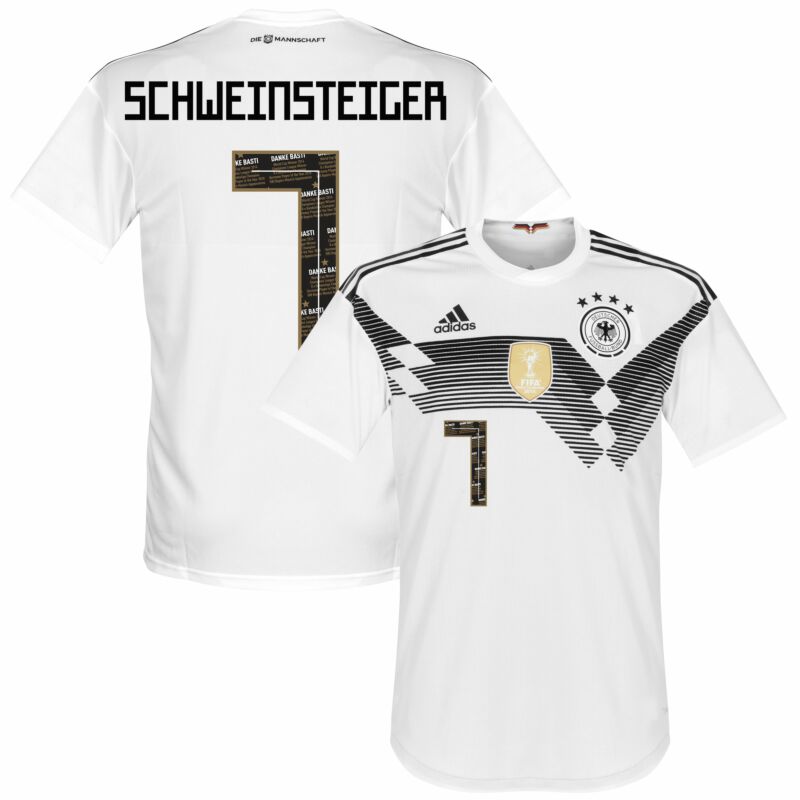 Viskeus kan niet zien genade Germany Home Danke Bastian Schweinsteiger 7 Shirt 2018 2019