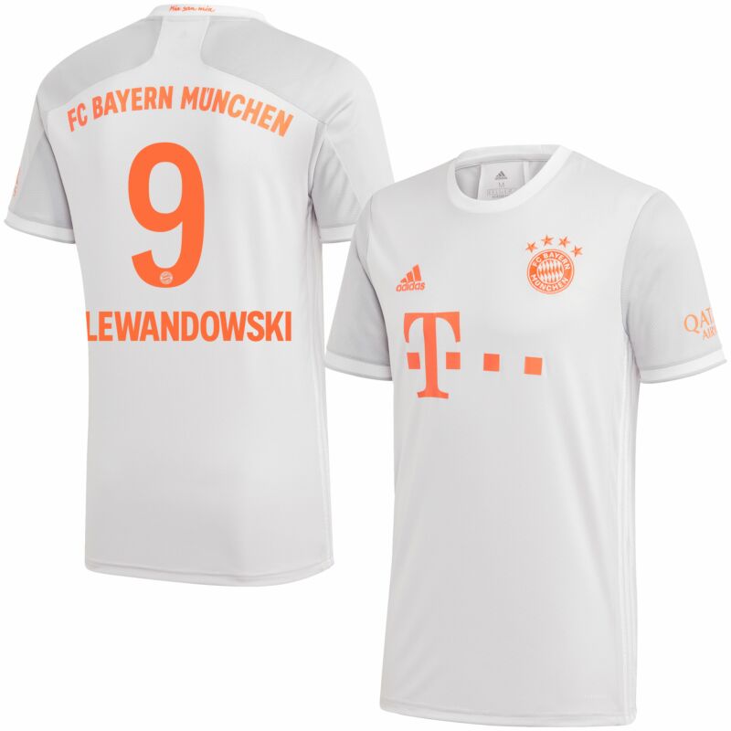 Away  Colours LEWANDOWSKI 9 Camiseta de fútbol Bayern Munchen F.C 