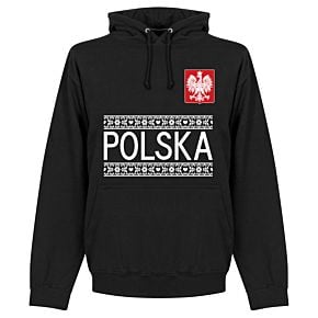Poland Team Hoodie - Black
