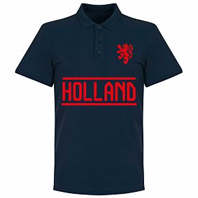 Holland Team Polo Shirt - Navy