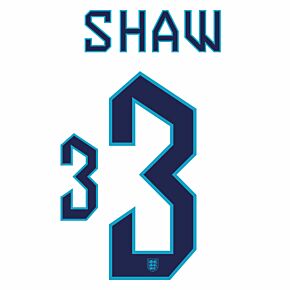 Shaw 3 (Official Printing) - 22-23 England Home
