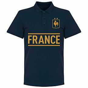 France Team Polo Shirt - Navy
