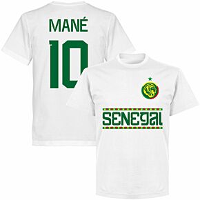 Senegal Team Mané 10 T-shirt - White