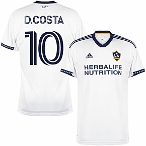 2022 LA Galaxy Home Shirt + D.Costa 10 (Fan Style)