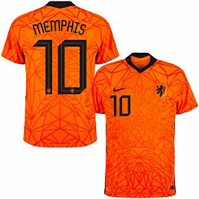 20-21 Holland Vapor Match Home Shirt + Memphis 10 (Official Printing)