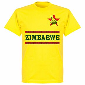 Zimbabwe Team T-shirt - Yellow