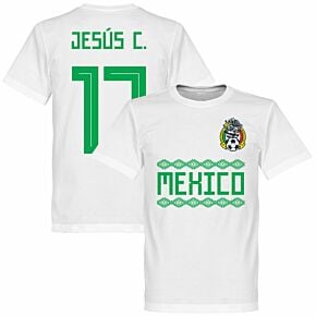 Mexico Jesus C. 17 Team Tee - White
