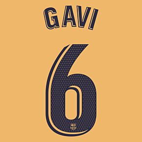 Gavi 6 (La Liga Printing) - 22-23 Barcelona Away