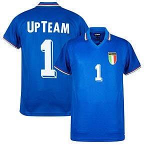 1982 Italy Home Retro Shirt + Up Team 1 - Large