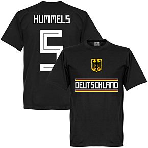 Germany Hummels 5 Team Tee - Black