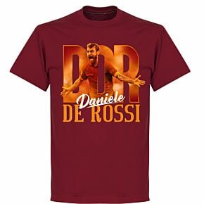 Maroon Roma Vintage Crest with De Rossi 16 Tee