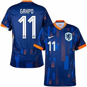 24-25 Holland Away Shirt + Gakpo 11 (Official Printing)