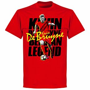 De Bruyne Belgium Legend KIDS T-shirt - Red