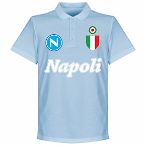 Napoli Team Polo Shirt - Sky
