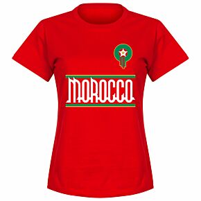 Morocco Team Womens Tee - Red