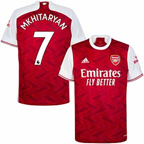 20-21 Arsenal Home Shirt + Mikhitaryan 7
