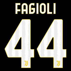 Fagioli 44 (Official Printing) - 23-24 Juventus Home