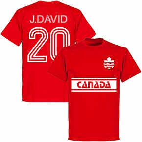 Canada Retro J.David 20 T-shirt - Red